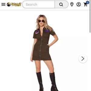 Women’s Top Gun Halloween Costume